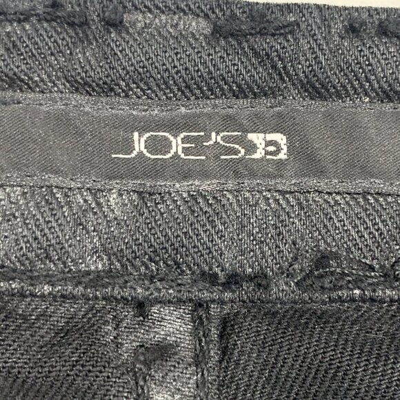 Joe's Jeans Cigarette Fit Jeans Distressed Black Wash Women's Size 26 - Picture 5 of 8